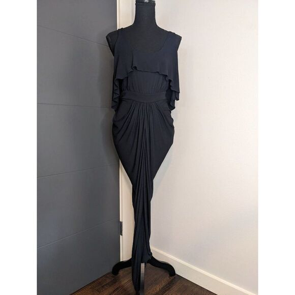 Diane von Furstenberg 2000's Black‎ Belem Jumpsuit - 4 - Picture 1 of 7